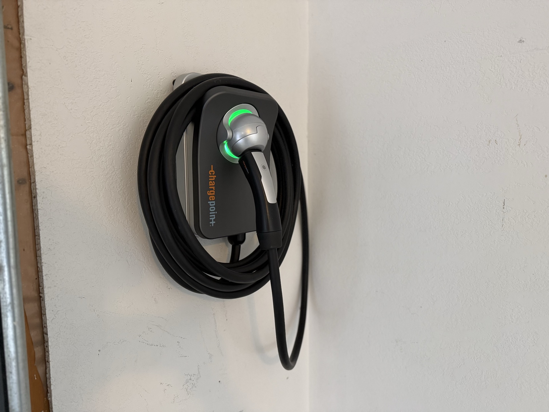 Tesla Wall Connector EV charging station at Long Lake Lodge